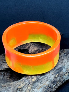 Medium Broadband Bangle - Orange/Yellow